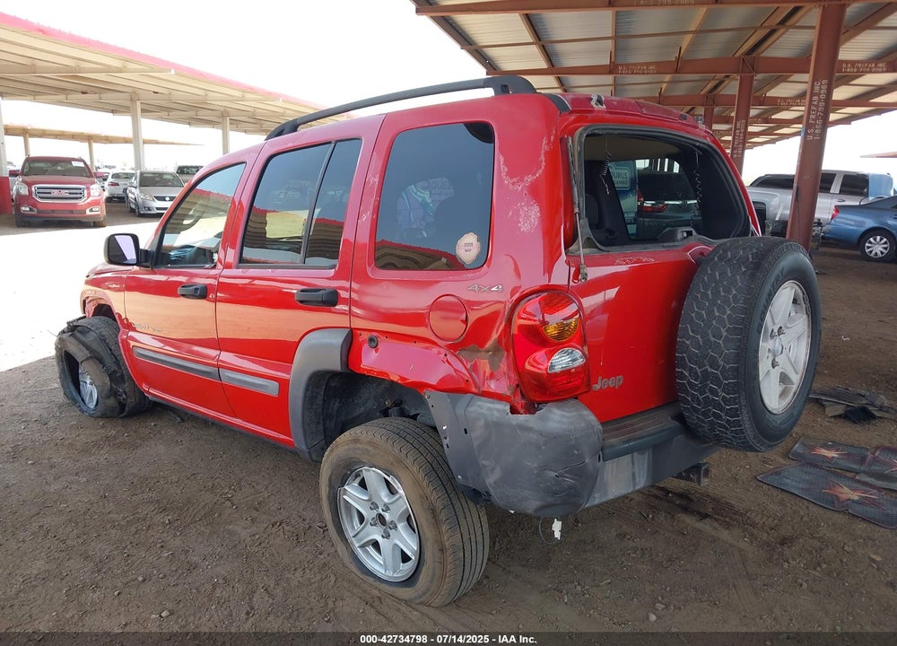 2002 JEEP LIBERTY SPORT VIN: 1J4GL48K82W222797