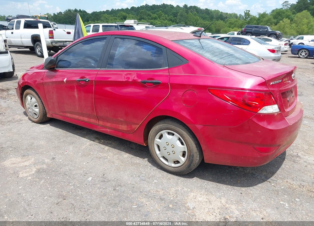 2012 HYUNDAI ACCENT VIN: KMHCT4AE8CU096250