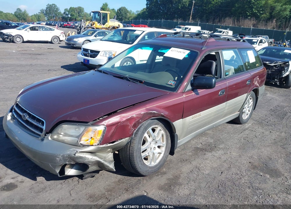 2000 SUBARU OUTBACK VIN: 4S3BH6752Y7660727