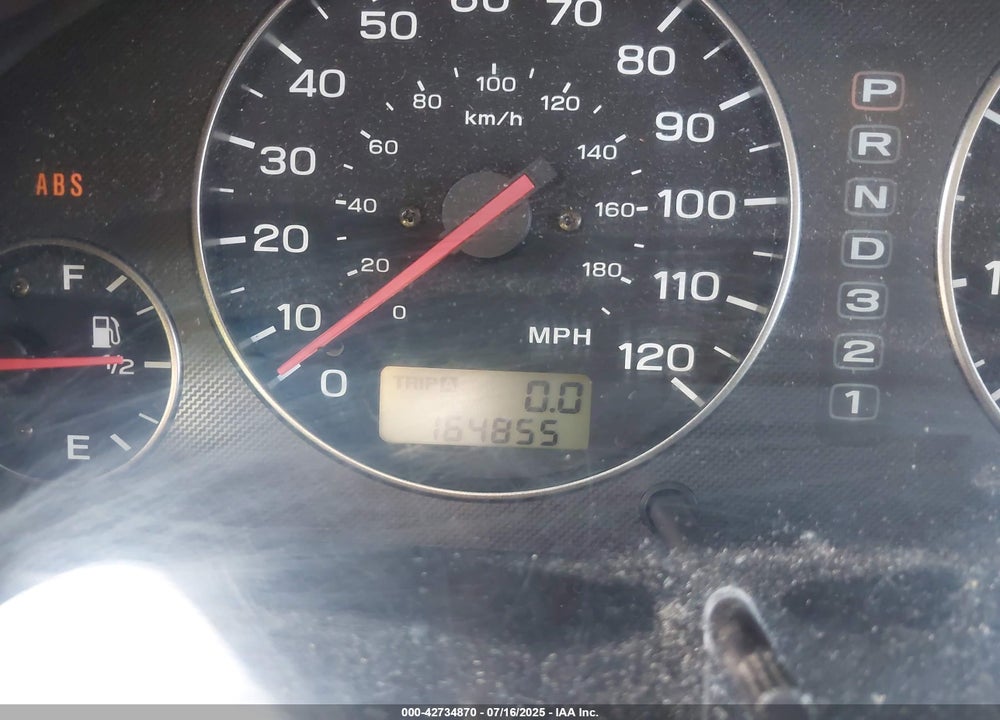 2000 SUBARU OUTBACK VIN: 4S3BH6752Y7660727