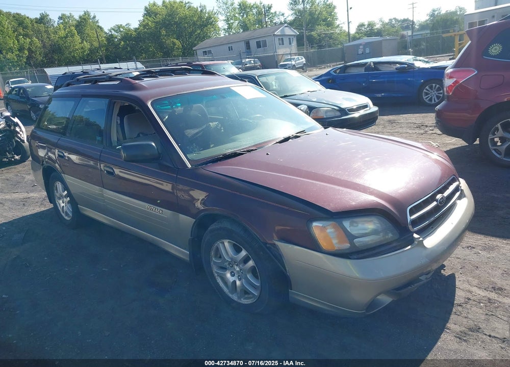 2000 SUBARU OUTBACK VIN: 4S3BH6752Y7660727