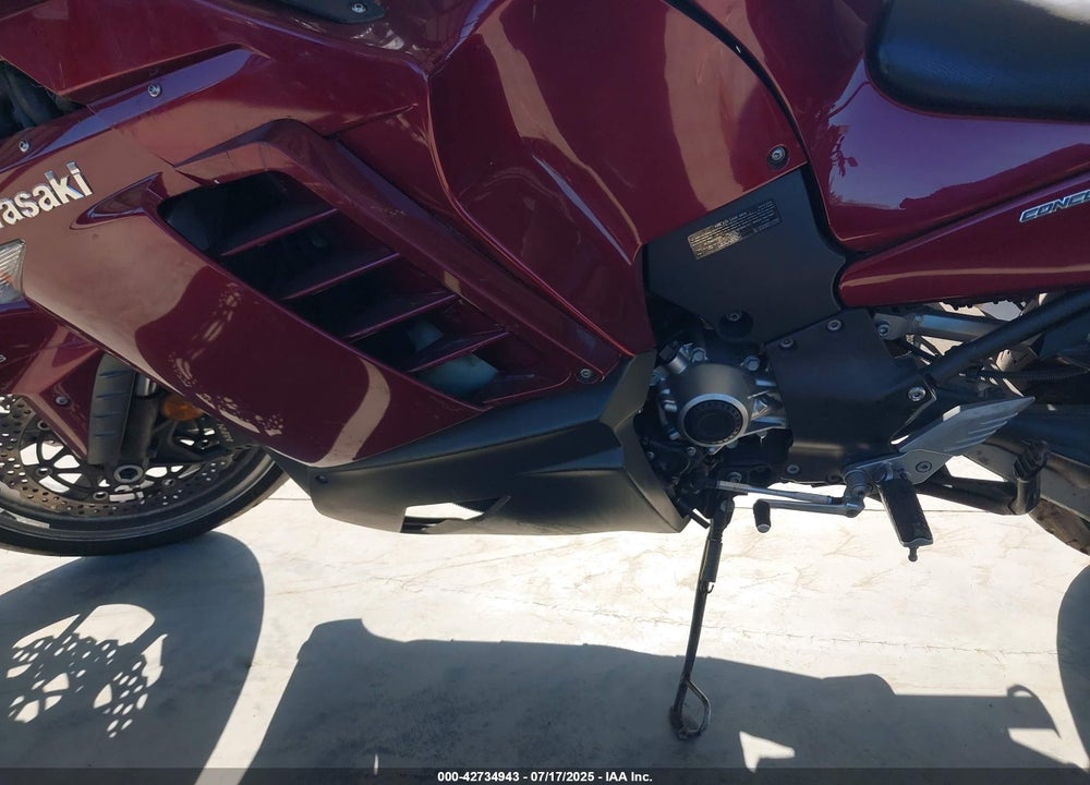 2009 KAWASAKI ZG1400 A VIN: JKBZGNA169A019477