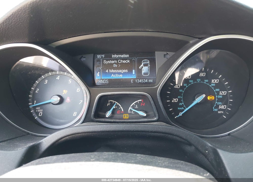 2014 FORD FOCUS TITANIUM VIN: 1FADP3J29EL368283
