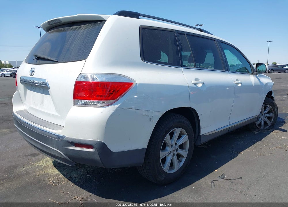 2013 TOYOTA HIGHLANDER VIN: 5TDZK3EH7DS128272