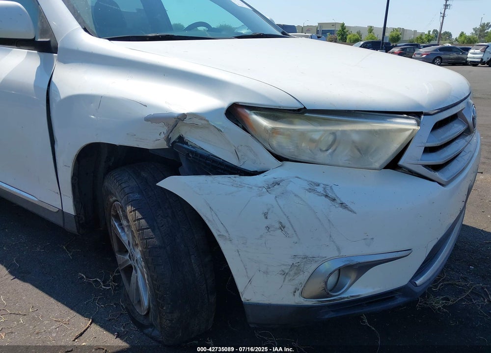 2013 TOYOTA HIGHLANDER VIN: 5TDZK3EH7DS128272