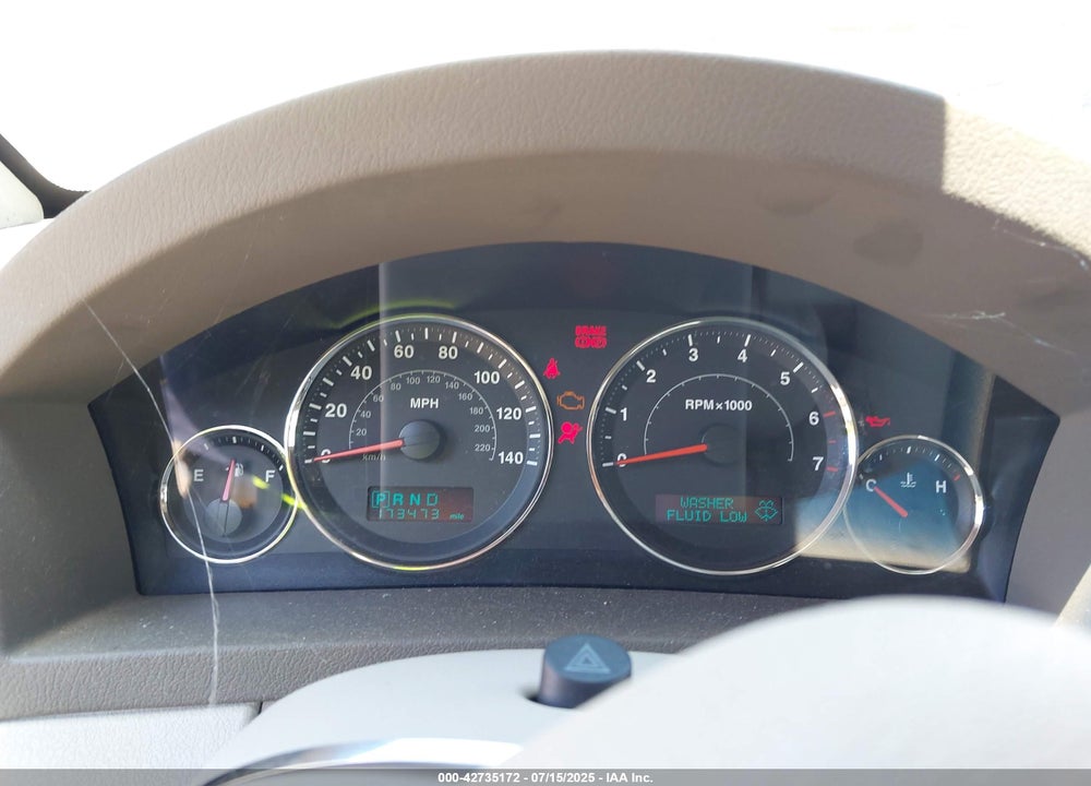 2007 JEEP GRAND CHEROKEE VIN: 1J8HR58P17C536027