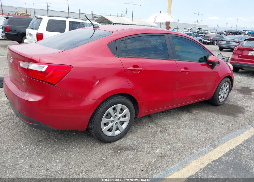 2013 KIA RIO VIN: KNADM4A37D6098997