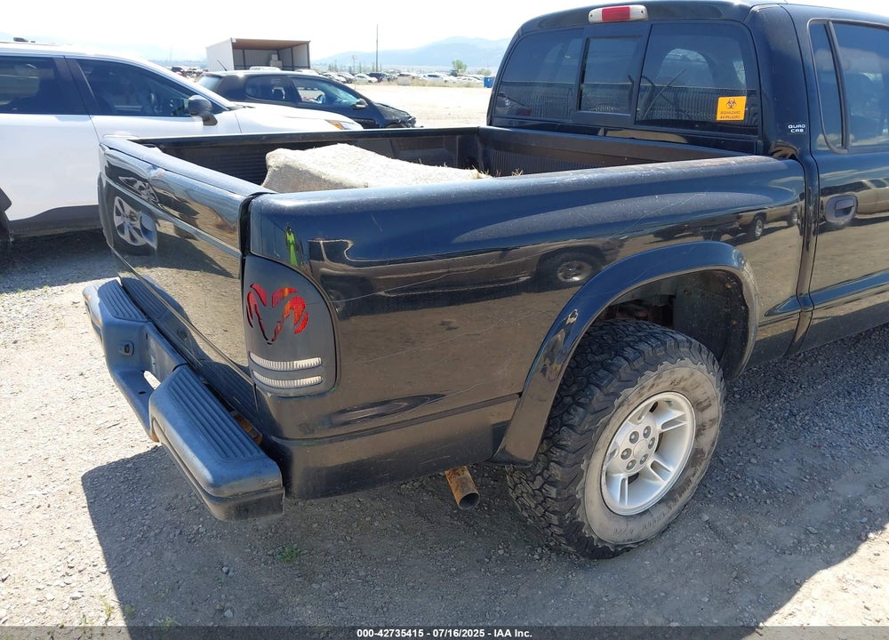 2000 DODGE DAKOTA SLT/SPORT VIN: 1B7GG2AN7YS793734