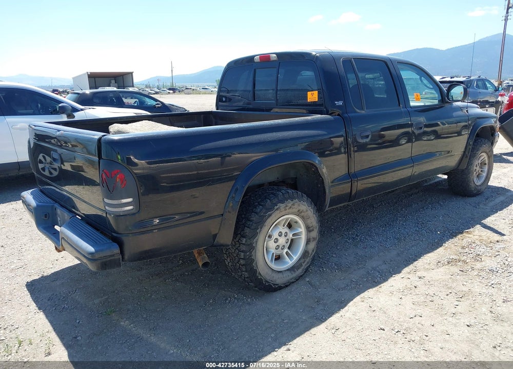 2000 DODGE DAKOTA SLT/SPORT VIN: 1B7GG2AN7YS793734
