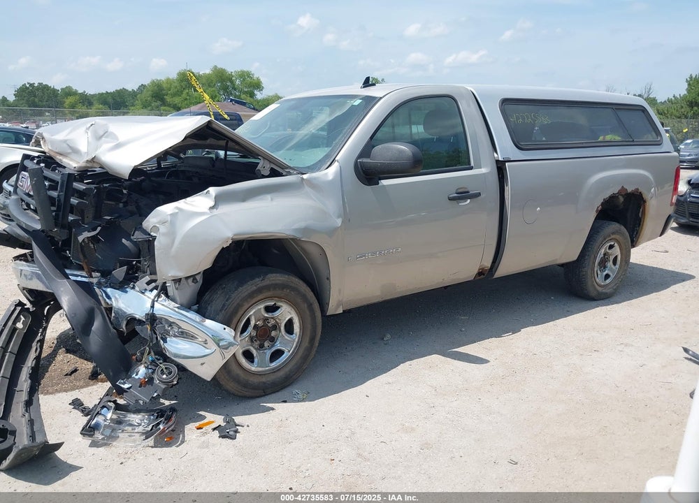 2008 GMC SIERRA 1500 VIN: 1GTEC14C78Z224266