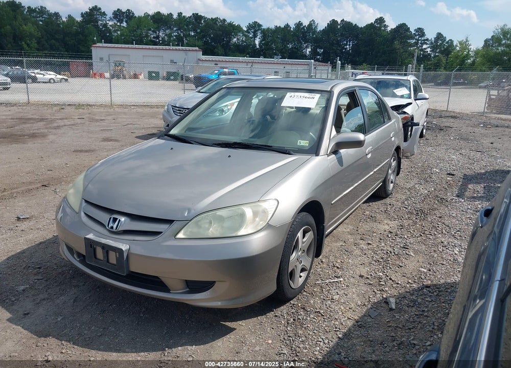 2005 HONDA CIVIC VIN: 1HGES26715L007515