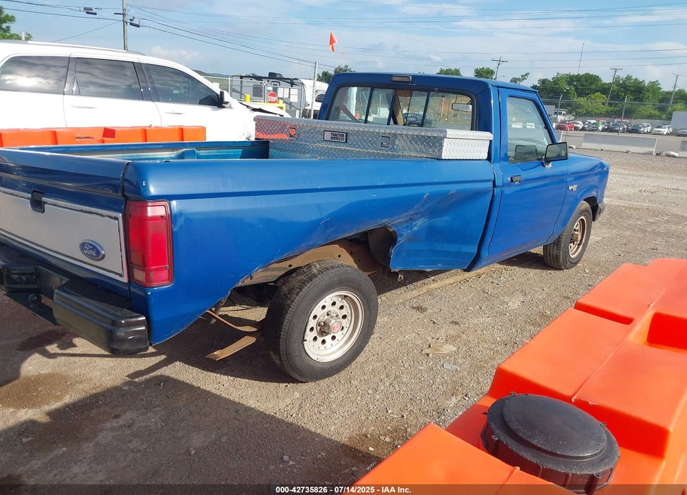 1989 FORD RANGER VIN: 1FTCR10TXKUB25585