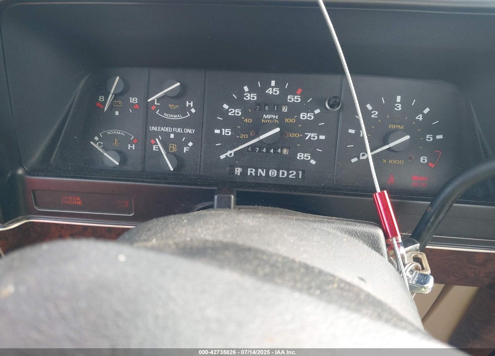 1989 FORD RANGER VIN: 1FTCR10TXKUB25585