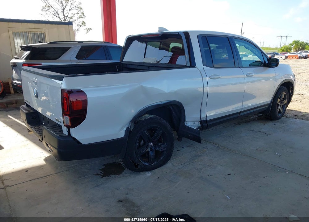 2022 HONDA RIDGELINE VIN: 5FPYK3F80NB037299