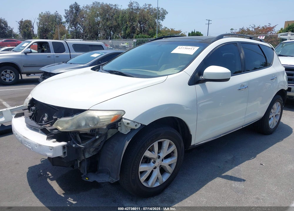 2012 NISSAN MURANO VIN: JN8AZ1MU1CW121154