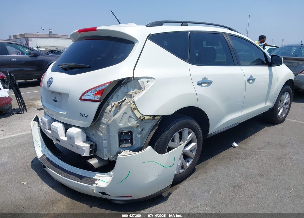 2012 NISSAN MURANO VIN: JN8AZ1MU1CW121154