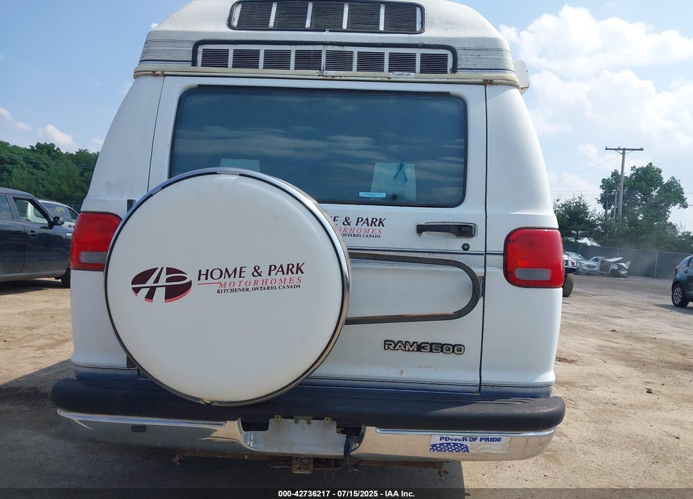 1997 DODGE RAM VAN B3500 VIN: 2B6KB31Y2VK519876