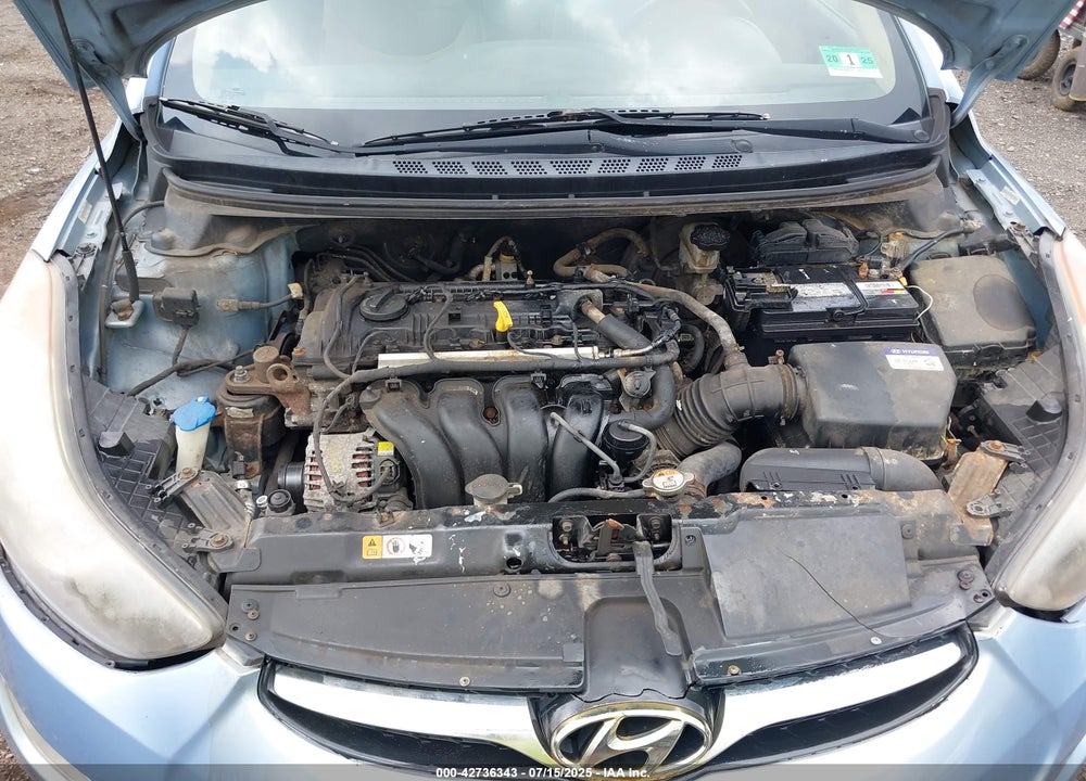 2012 HYUNDAI ELANTRA VIN: KMHDH4AE4CU361364