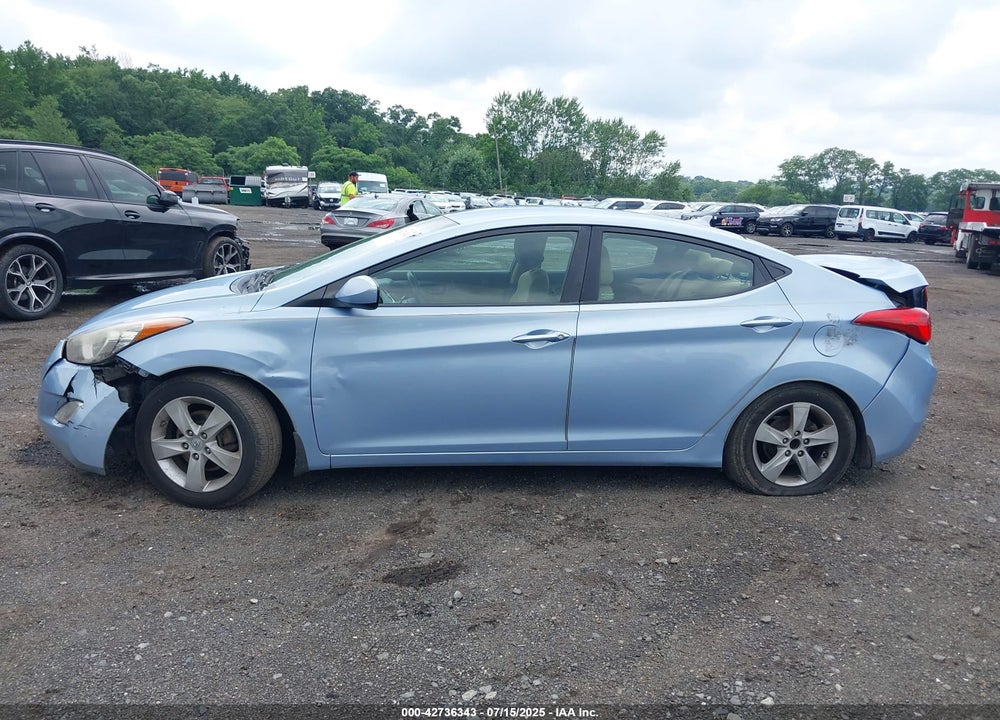 2012 HYUNDAI ELANTRA VIN: KMHDH4AE4CU361364