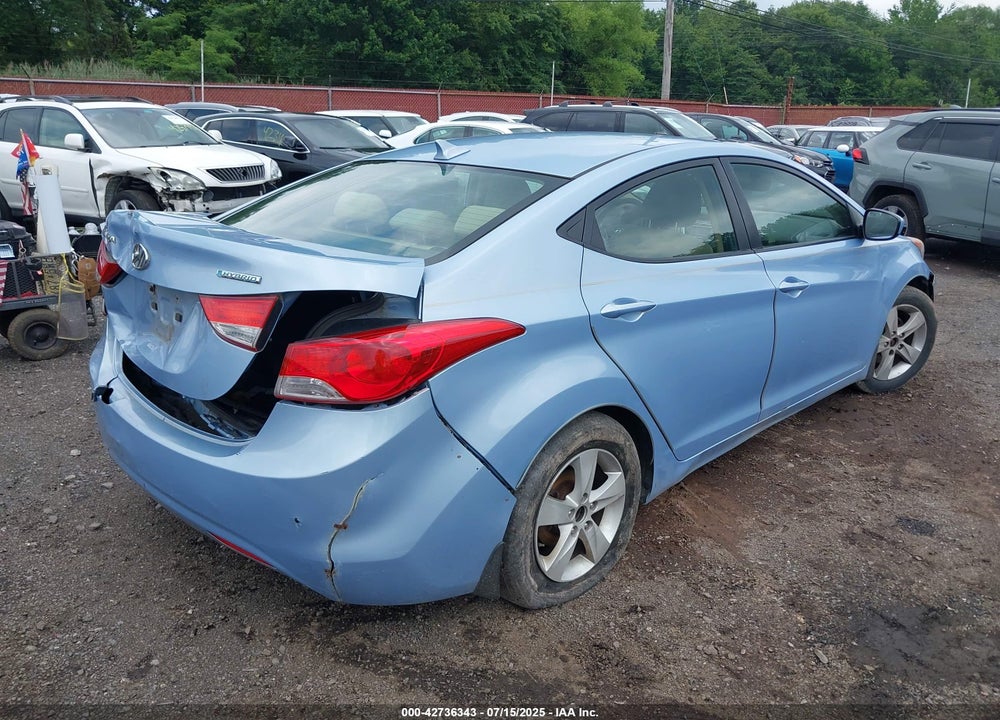 2012 HYUNDAI ELANTRA VIN: KMHDH4AE4CU361364