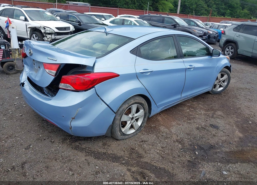 2012 HYUNDAI ELANTRA VIN: KMHDH4AE4CU361364