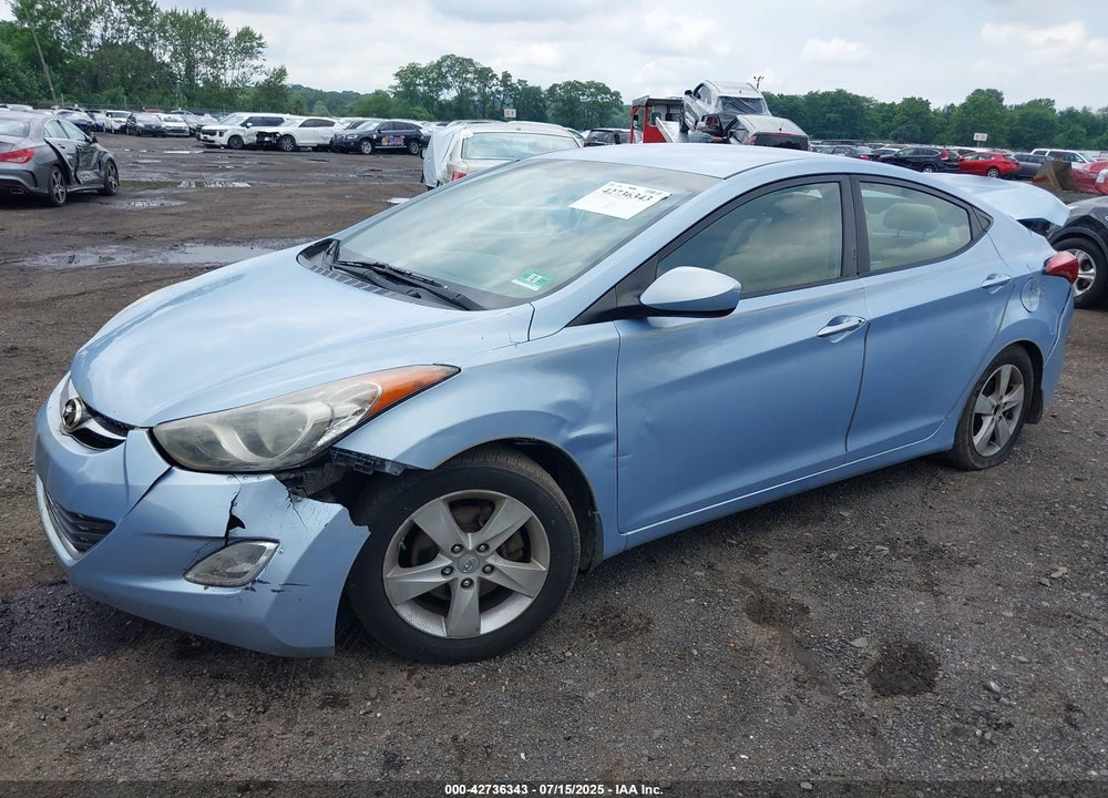 2012 HYUNDAI ELANTRA VIN: KMHDH4AE4CU361364