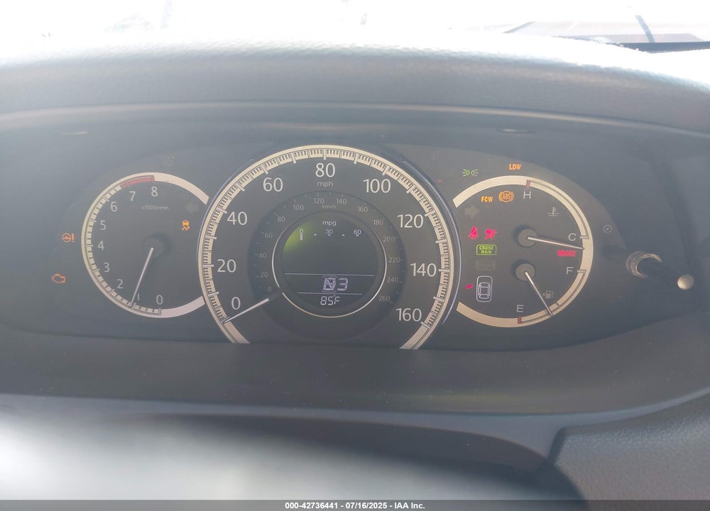 2013 HONDA ACCORD EX-L V-6 VIN: 1HGCR3F87DA016442