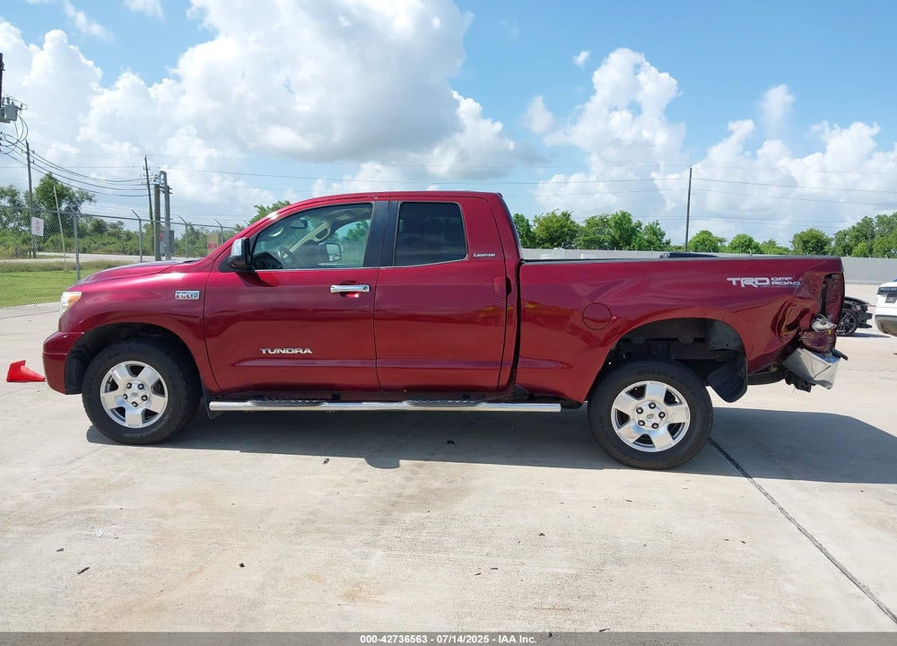 2008 TOYOTA TUNDRA LIMITED 5.7L V8 VIN: 5TFRV58198X058632