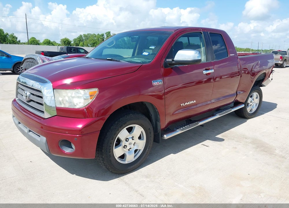 2008 TOYOTA TUNDRA LIMITED 5.7L V8 VIN: 5TFRV58198X058632