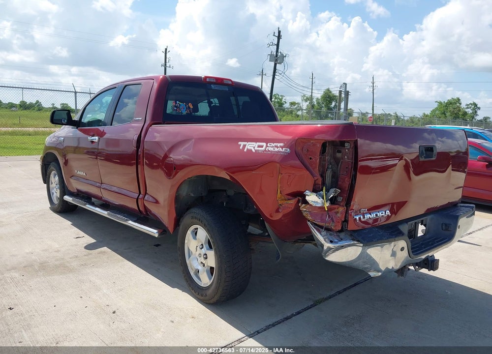 2008 TOYOTA TUNDRA LIMITED 5.7L V8 VIN: 5TFRV58198X058632