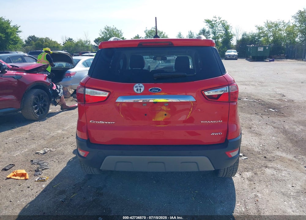 2019 FORD ECOSPORT VIN: MAJ6S3KLXKC303520