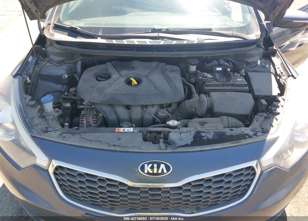 2016 KIA FORTE VIN: KNAFX4A65G5507972