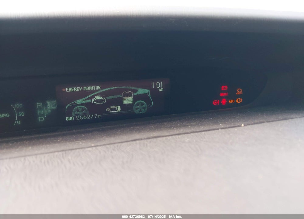 2011 TOYOTA PRIUS VIN: JTDKN3DU6B0267493