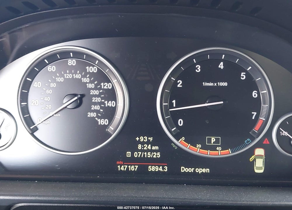 2011 BMW 5 SERIES VIN: WBAFU7C52BDU53835