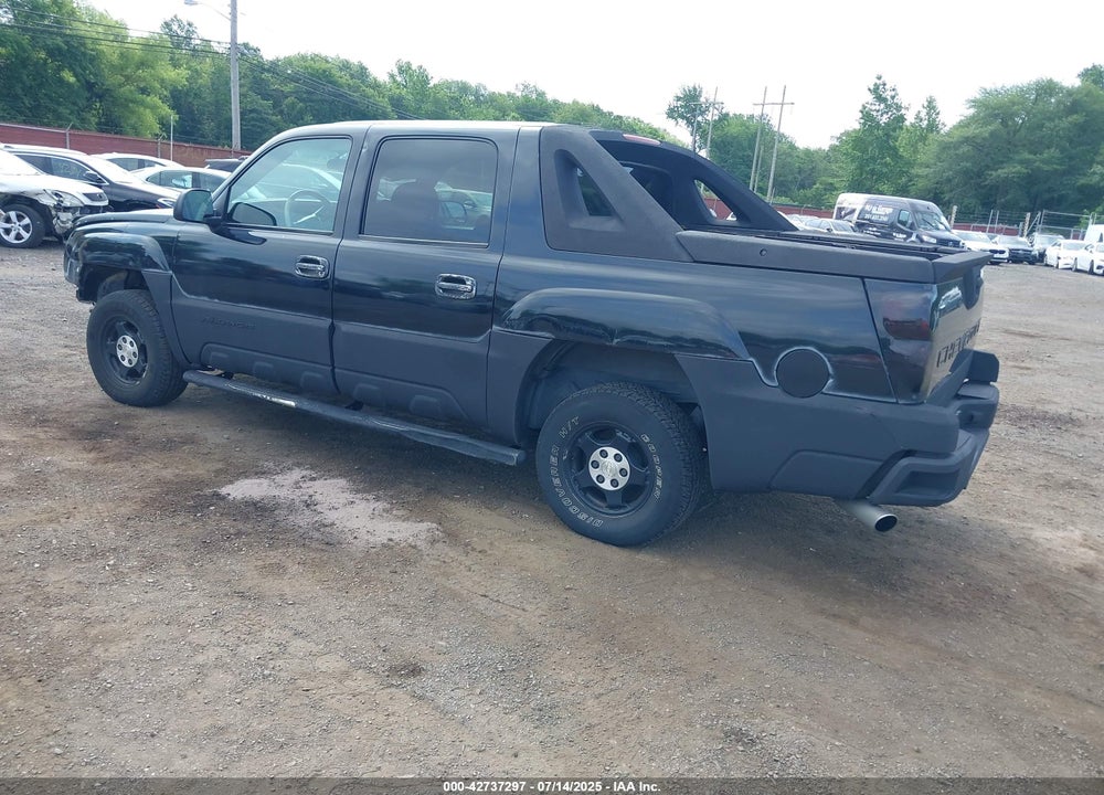 2002 CHEVROLET AVALANCHE 1500 VIN: 3GNEC13T82G309553