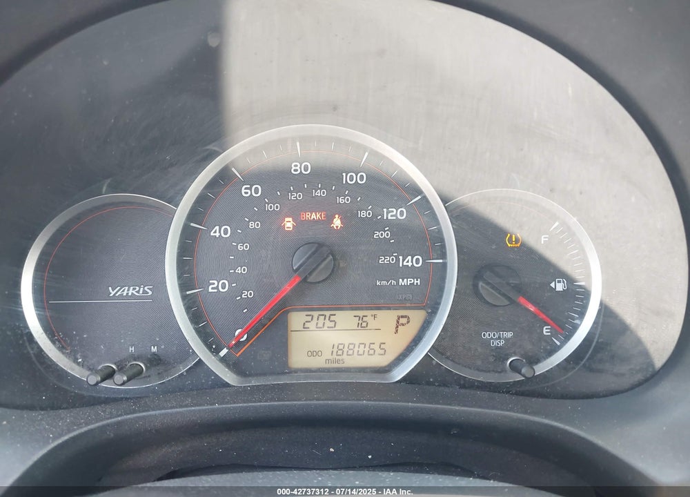 2013 TOYOTA YARIS LE VIN: JTDJTUD3XDD553356