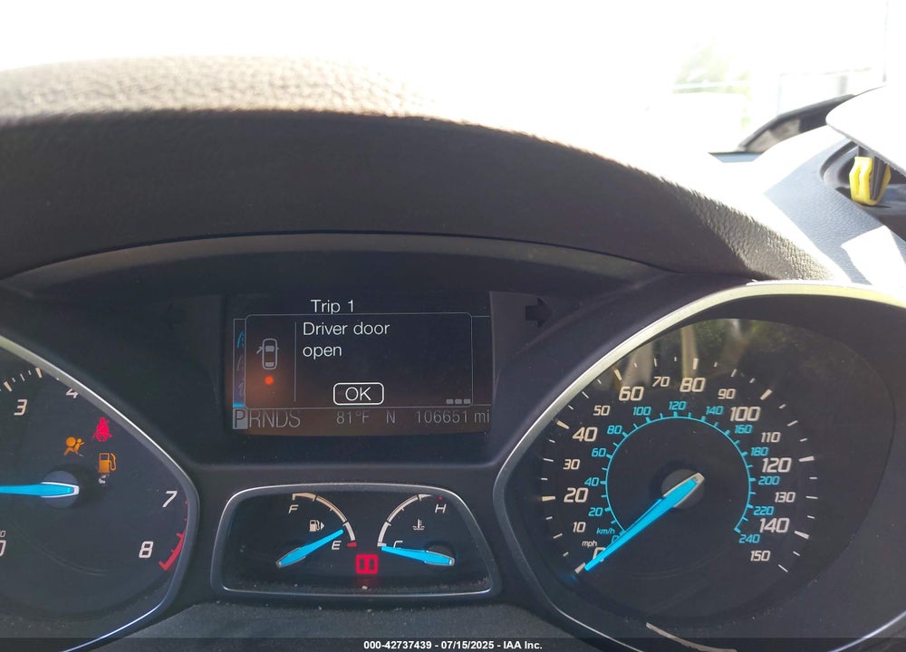 2013 FORD ESCAPE SEL VIN: 1FMCU0H96DUA30733