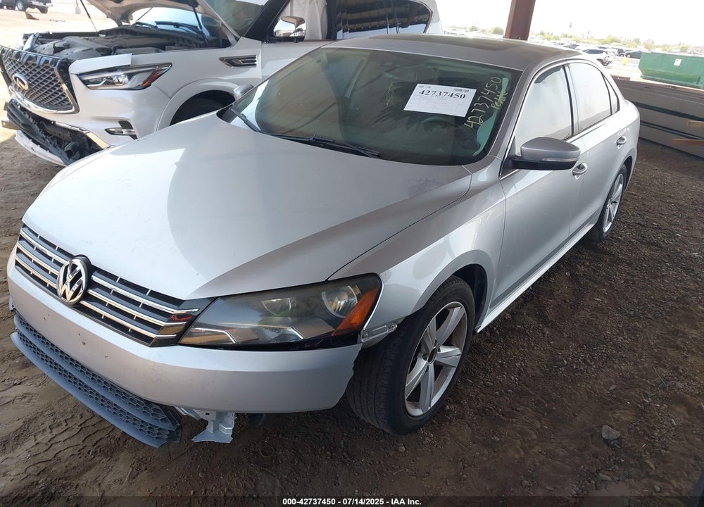 2013 VOLKSWAGEN PASSAT VIN: 1VWBN7A38DC032790