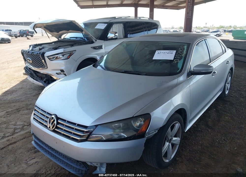 2013 VOLKSWAGEN PASSAT VIN: 1VWBN7A38DC032790