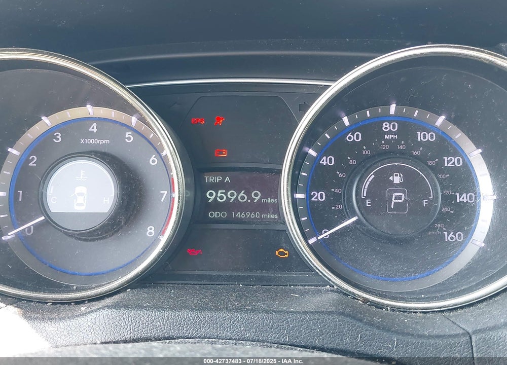 2011 HYUNDAI SONATA VIN: 5NPEB4AC3BH296833