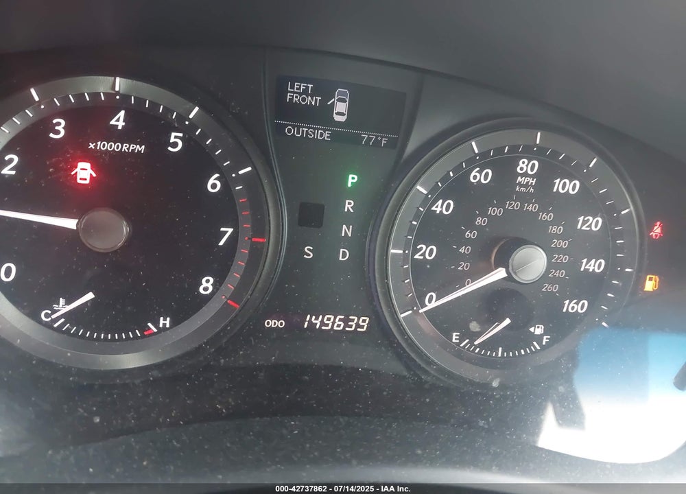 2009 LEXUS ES350 VIN: JTHBJ46G892275956