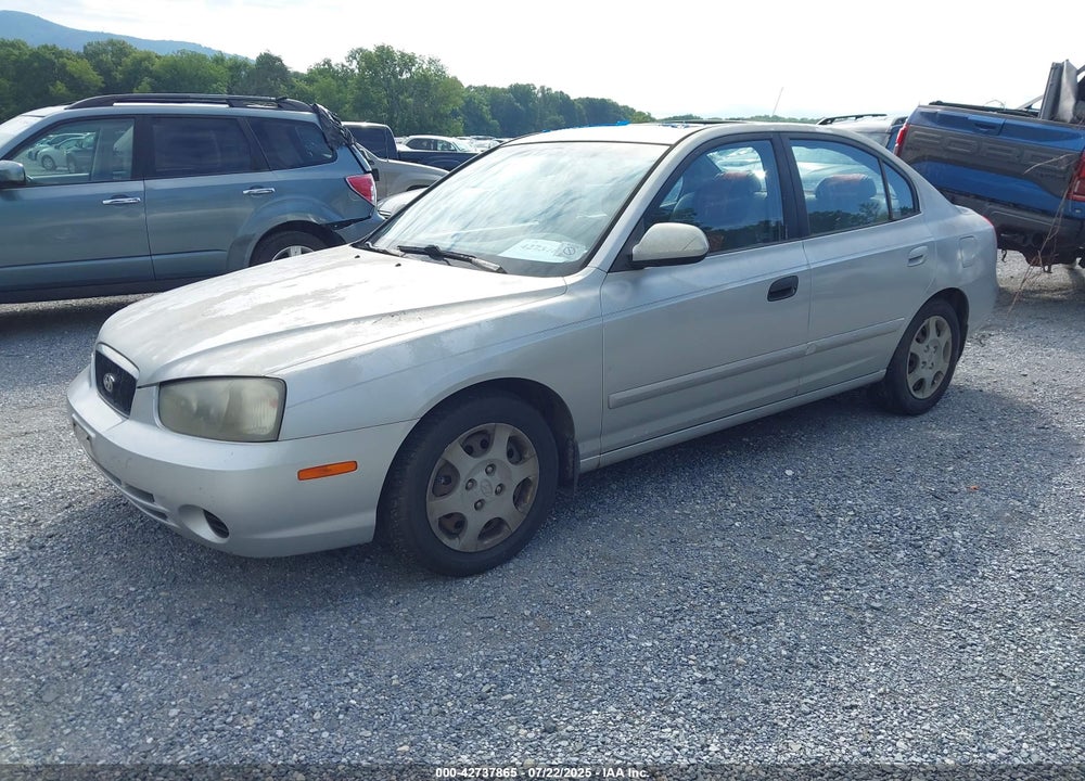 2002 HYUNDAI ELANTRA GLS VIN: KMHDN45D32U354334