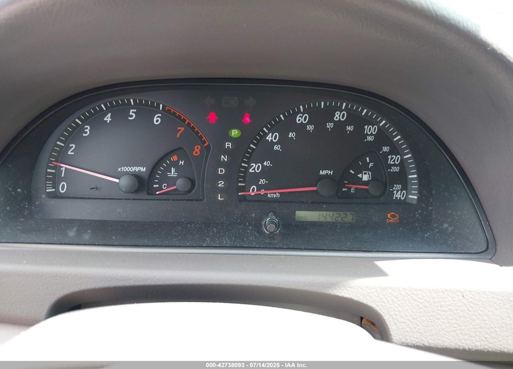 2002 TOYOTA CAMRY XLE V6 VIN: 4T1BF32K12U033443