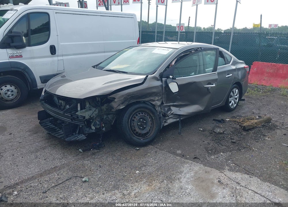 2015 NISSAN SENTRA VIN: 3N1AB7APXFL692642
