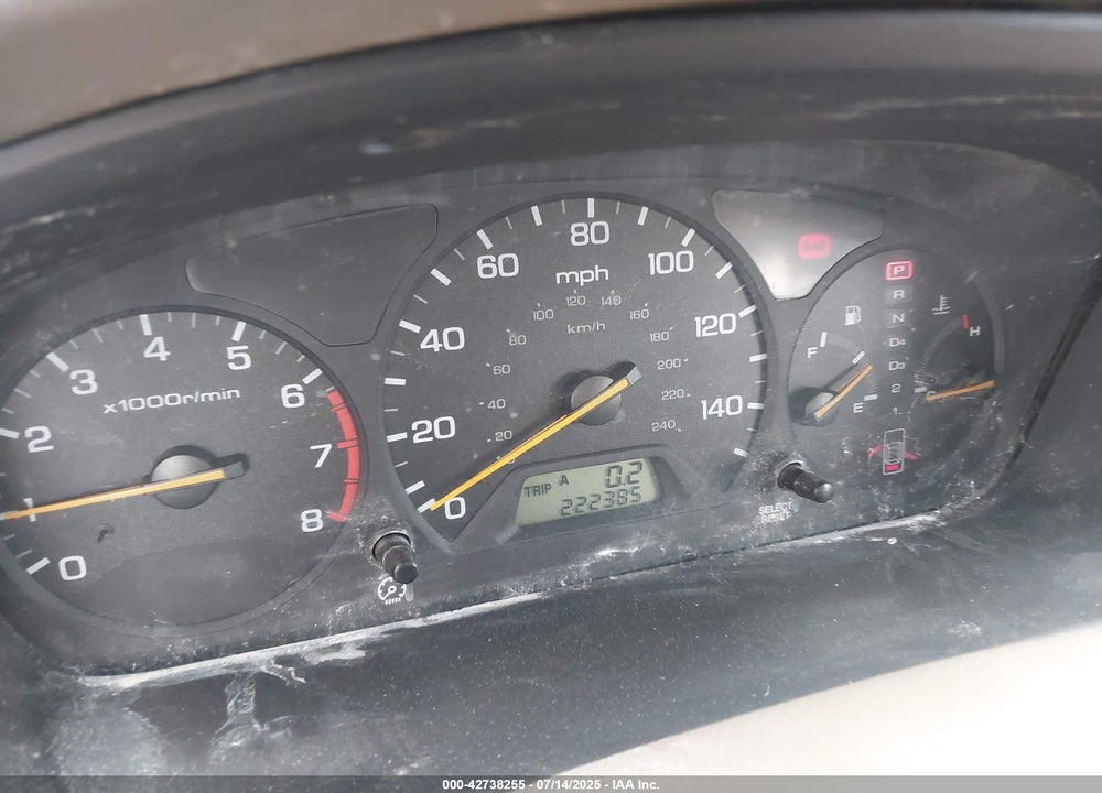 1999 HONDA ACCORD EX V6 VIN: 1HGCG1659XA043419