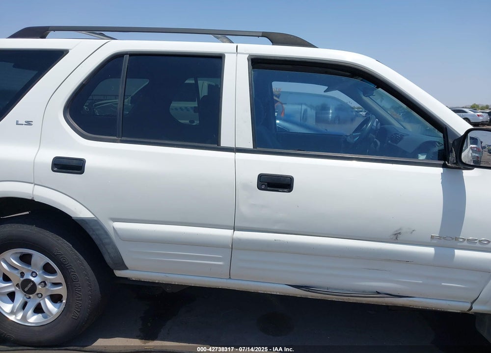 2002 ISUZU RODEO LS 3.2L V6/LSE 3.2L V6/S 3.2L V6 VIN: 4S2CK58W824330756