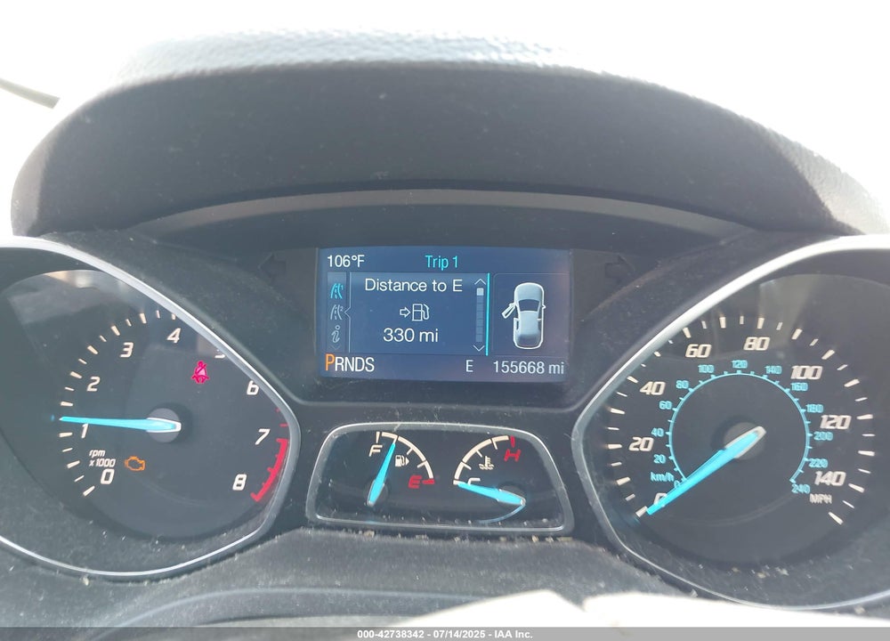 2014 FORD ESCAPE VIN: 1FMCU0GX2EUD73296