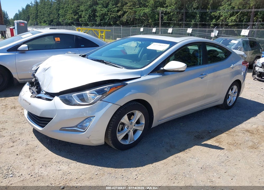 2016 HYUNDAI ELANTRA VIN: 5NPDH4AE4GH736268