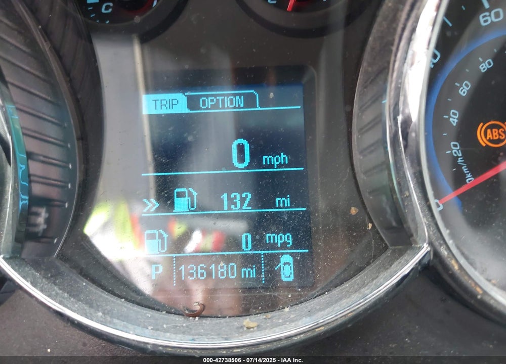 2013 CHEVROLET CRUZE VIN: 1G1PE5SB5D7151319