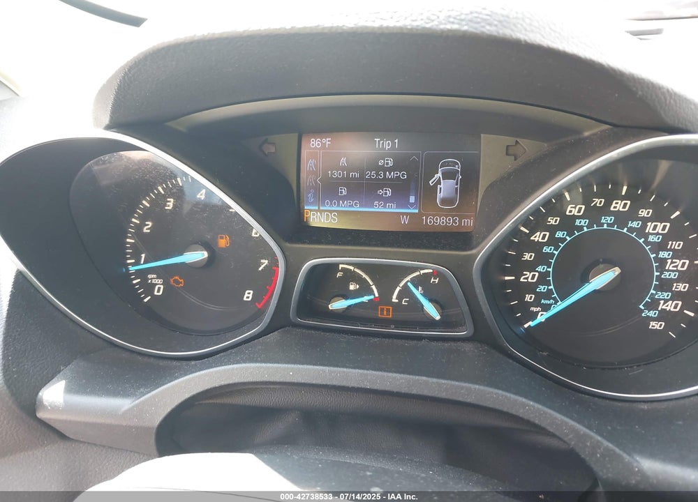 2013 FORD ESCAPE VIN: 1FMCU0HX7DUA77865